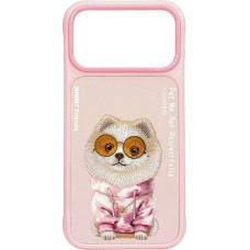 Nimmy Etui Nimmy Glasses Cool Dog do iPhone 17  Pro r&oacute;żowy