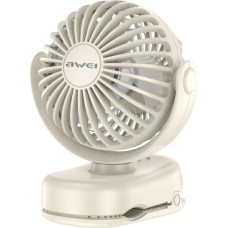 Awei Mini desk fan AWEI F45 with clip 1200mAh white