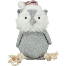 Trixie Plī&scaron;a rotaļlieta - Trixie Xmas owl with rope, plush|rope, 31 cm