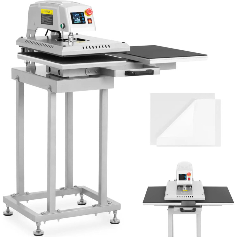 MSW Dubultā pneimatiskā siltuma pārneses prese 40x60 cm 2600 W