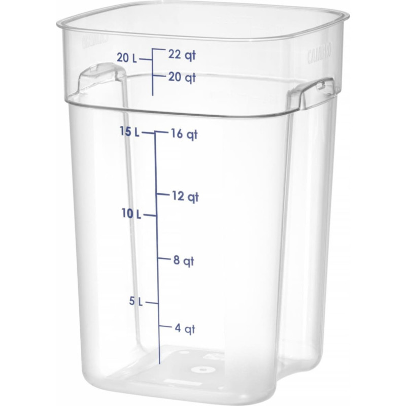 Cambro CamSquares Fresh Pro pārtikas konteiners 20,8 l 289x289x401 mm