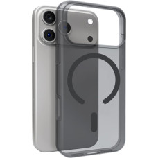 Puro Daylight Magsafe Compatible Silicone Case for iPhone 17 Pro - Translucent Black