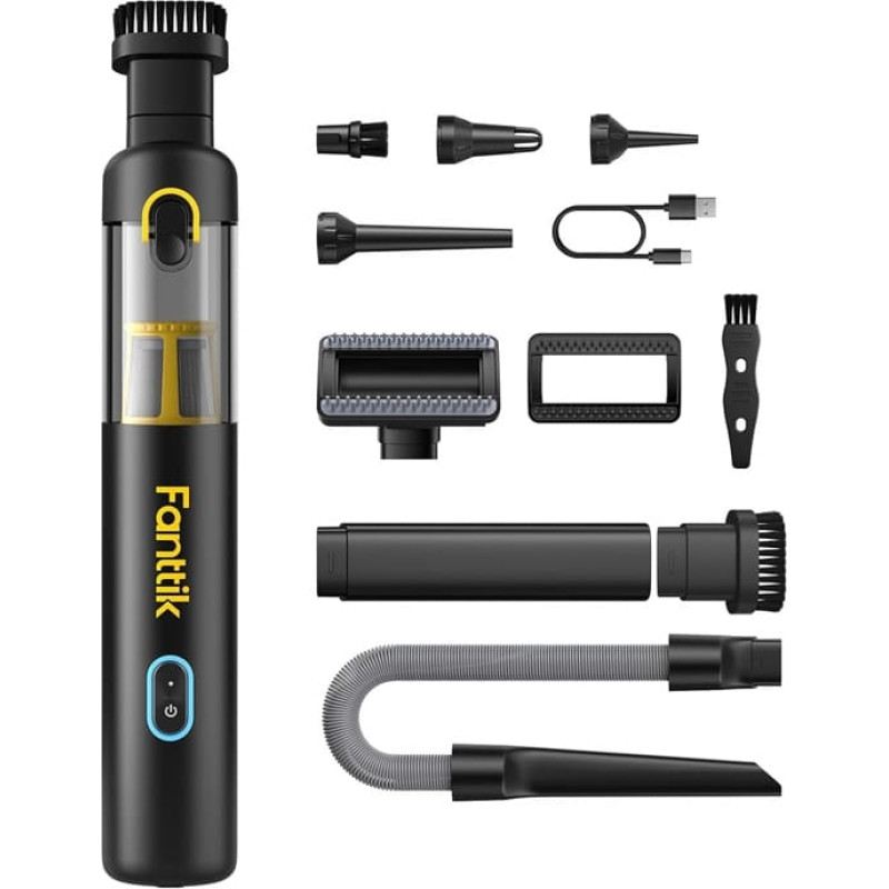 Fanttik V8 Apex cordless portable car vacuum cleaner (black)