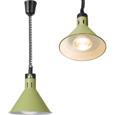Hendi Koniska piekarināma ēdiena sildī&scaron;anas lampa, diametrs 275 mm, 250 W - zaļa