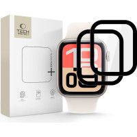 SZKŁO HYBRYDOWE TECH-PROTECT GLASS FLEX+ 2-PACK APPLE WATCH 4 | 5 | 6 | SE 1 | 2 | 3 (40MM) BLACK