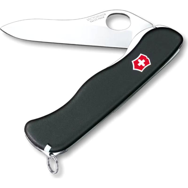 Victorinox - Kabatas naža Sentinel klipsis - aitas kājiņas formas - 1.4410 - melns - 0.8416.M3