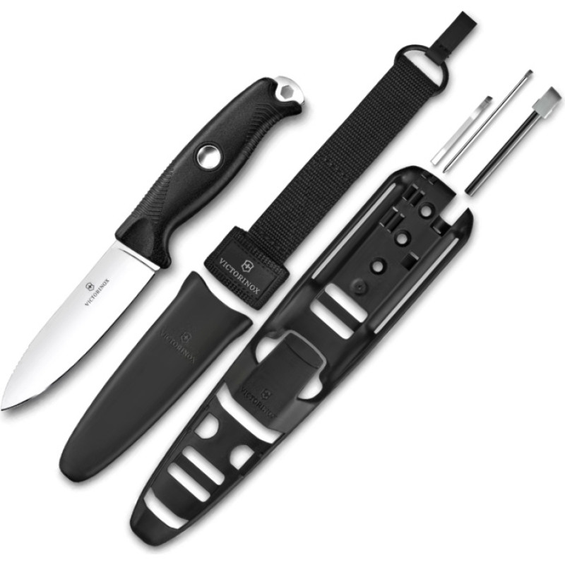 Victorinox - Fiksētas galvas nazis Venture Pro - Sandvik 14C28N - Melns - 3.0903.3F