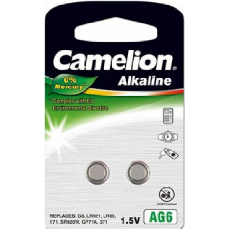 Baterijas Camelion AG6| LR69| LR921| 371 2pcs