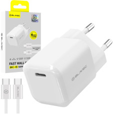Blavec Wall charger BC-6 GaN4 - Type C - PD QC 33W 3A with Type C to Type C cable (TCBC6G4-CW333A+CC) white