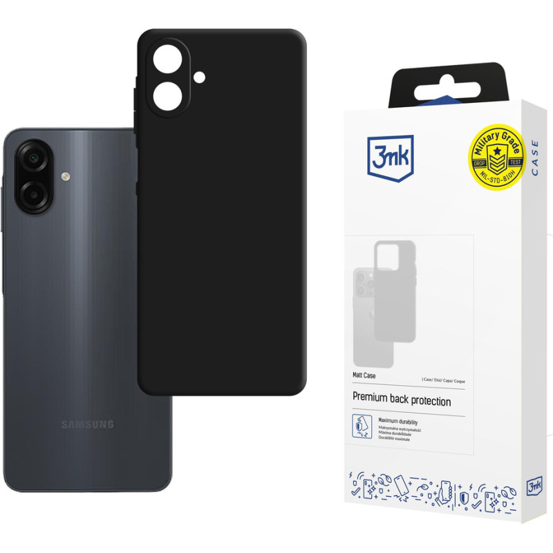 3Mk Protection 3mk Matt Case for Samsung Galaxy A07 4G - Black