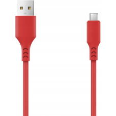 Setty kabelis USB- USB-C 1,8 m 2A sarkans