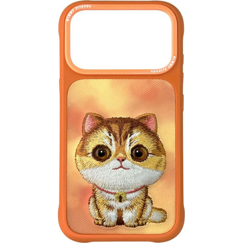 Nimmy Etui Nimmy Big Eyed Pet 2.0 Cat do        iPhone 17 Pro Max pomarańczowy