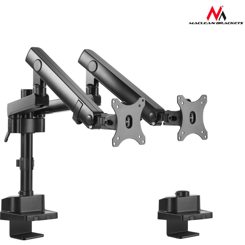 Maclean MC-812 Desk holder 2 LED screens 17-32 ''2x8kg vesa 75x75 and 100x100