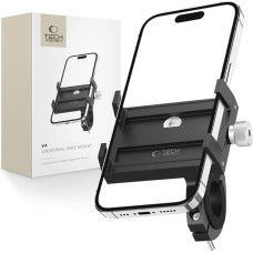 Tech-Protect V4 viedtālruņa turētājs uz stūres - melns