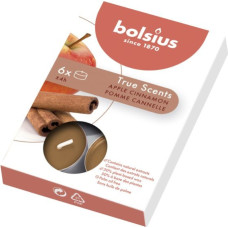 Bolsius Tējas sveces arom. 6 gab.True Scents apple cinnamon