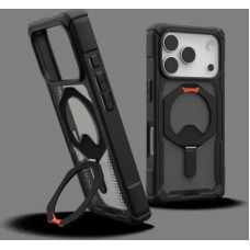 UAG Plasma XTE MagSafe Case for iPhone 17 Pro - Black and Orange