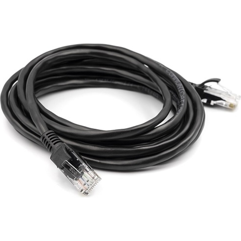 EXD Kabelis Cat5E UTP, 3m, melns