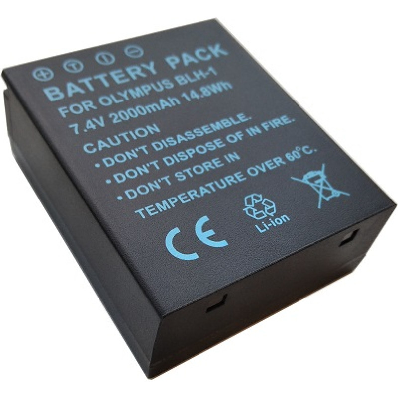 Extradigital OLYMPUS BLH-1 akumulators, 2000mAh