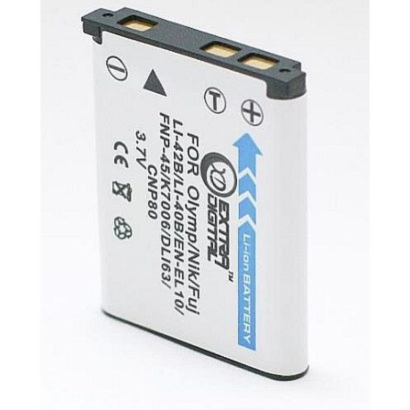 Extradigital Olympus, akumulators Li-40B/ Li-42B, D-Li63, NP-45A, EN-EL10