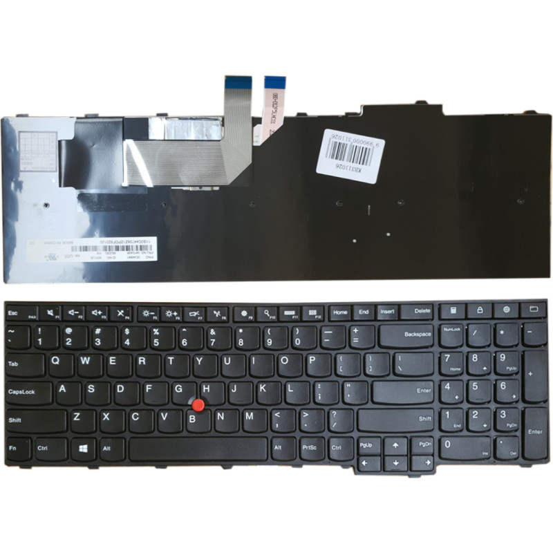 Lenovo Klaviatūra LENOVO ThinkPad: T540, T540P, W540, E531, E540, L540, KM-105U