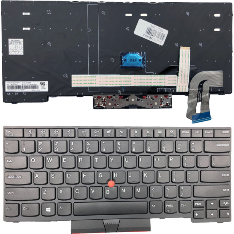 Lenovo Tastatūra Lenovo ThinkPad: E480 L480 T480S