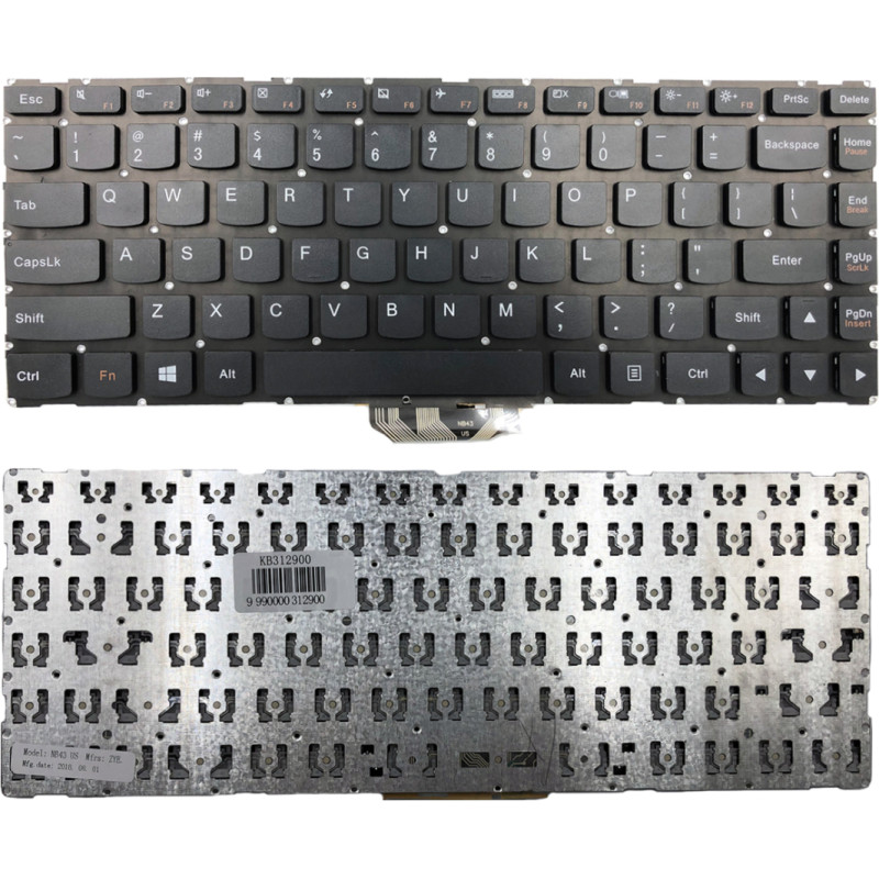 Lenovo tastatūra: Yoga 500-14IBD, 500-14IHW