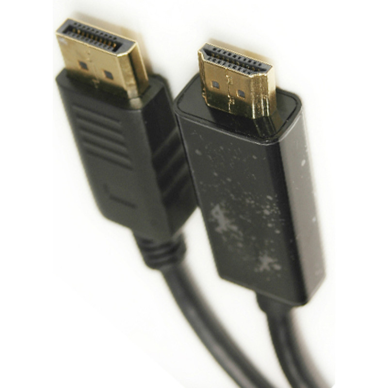 Extradigital DisplayPort - HDMI kabelis, 4Kx2K, 1,8 m, 1,4 versija (vienpusējs)