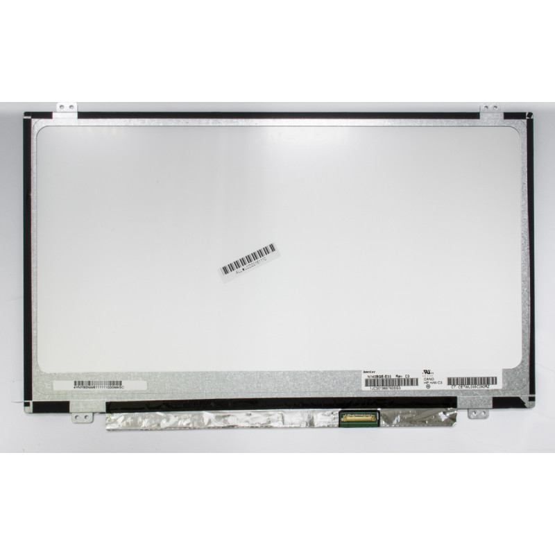 AUO LCD ekrāns 14,0 collas 1366x768 HD, LED, SLIM, matēts, 30 kontaktu (labais) EDP, A+