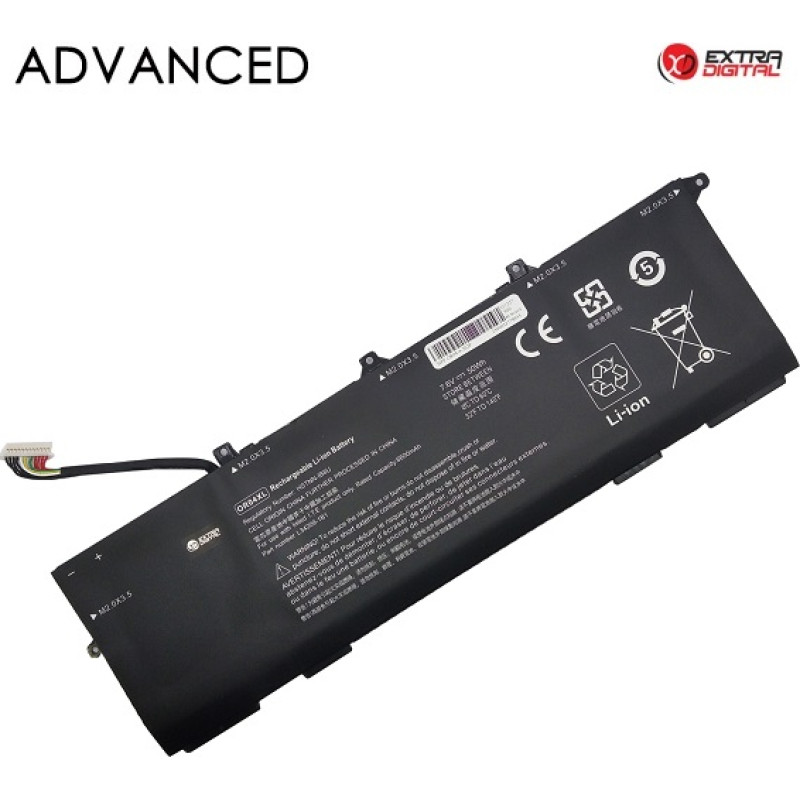 Extradigital Klēpjdatora akumulators HP OR04XL, 6600mAh, Extra Digital Advanced