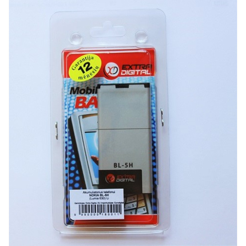 Extradigital Akumulators Nokia BL-5H (Lumia 630)