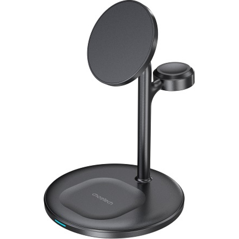 Choetech MagSafe bezvadu magnētiskais uzlādes statīvs CHOETECH, 15 W, 3 vienā