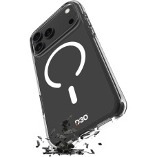 Puro iPhone 17 Pro Max TPU PC triecienizturīgs D3O MagSafe vāciņ&scaron; - caurspīdīgs