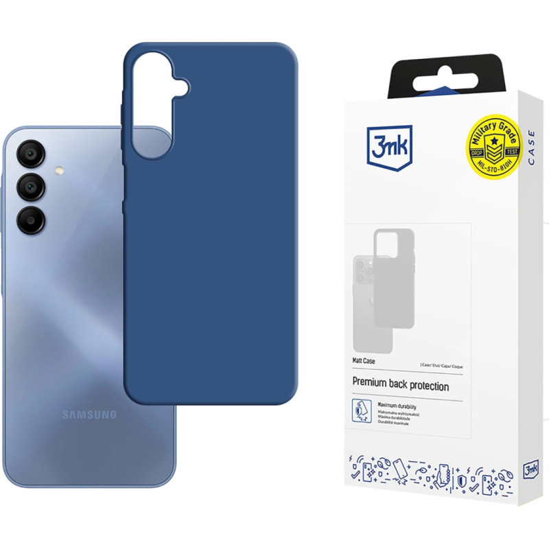3Mk Protection 3mk Matt Case for Samsung Galaxy A15 5G - Matte Blue