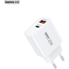 REMAX KIDDY SIERIES 20W WALL CHARGER RP-U120 USB|USB-C WHITE