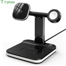 T-Phox INDUCTIVE CHARGER 5IN1 MAGNETIC WIRELESS 15W BLACK