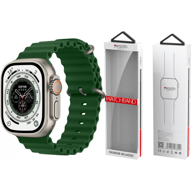 Yesido WB21 APPLE WATCH SILICONE STRAP 38|40|41 GREEN