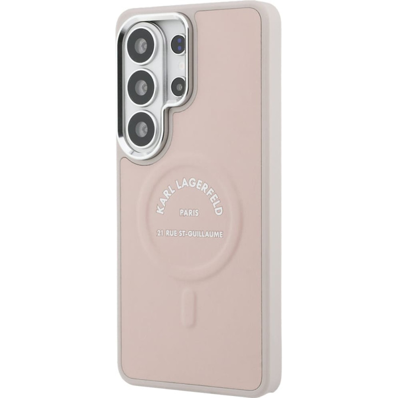 Karl Lagerfeld PU RSG Logo Magnetic Case for Samsung Galaxy S26 Ultra Pink