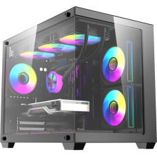 DarkFlash B275 PRO computer case (black) + 6 fans