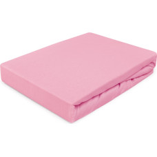 Džersijai pieguļošs palags 180x200 005 gaiši rozā