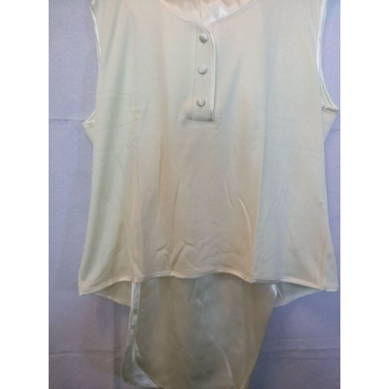 Sieviešu īsās satīna pidžamas 113 M izmēra krēms ar viskozi Zema cena!!!