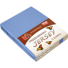 Džersija loksne 180x200 zila 038 bieza 150g/m2