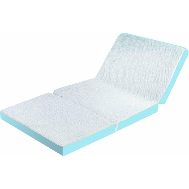 Tūrisma matracis 120x60x6 Venti 24 gaisu caurlaidīgs zils salokāms