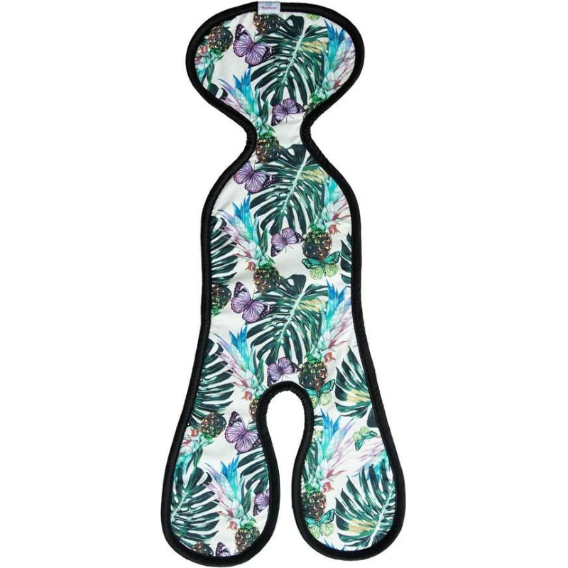 Paddix 9-18 ratiņu pārvalks samazina spiedienu Butterfly lapas balta zaļa TB0309_06