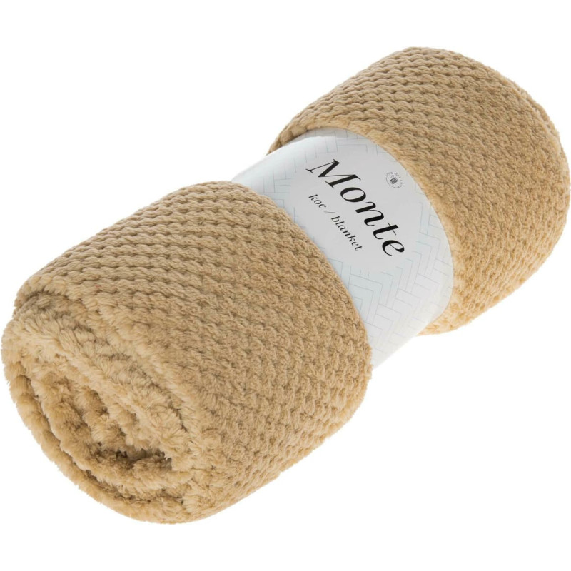 Mikrošķiedras sega 200x220 Monte bēšs