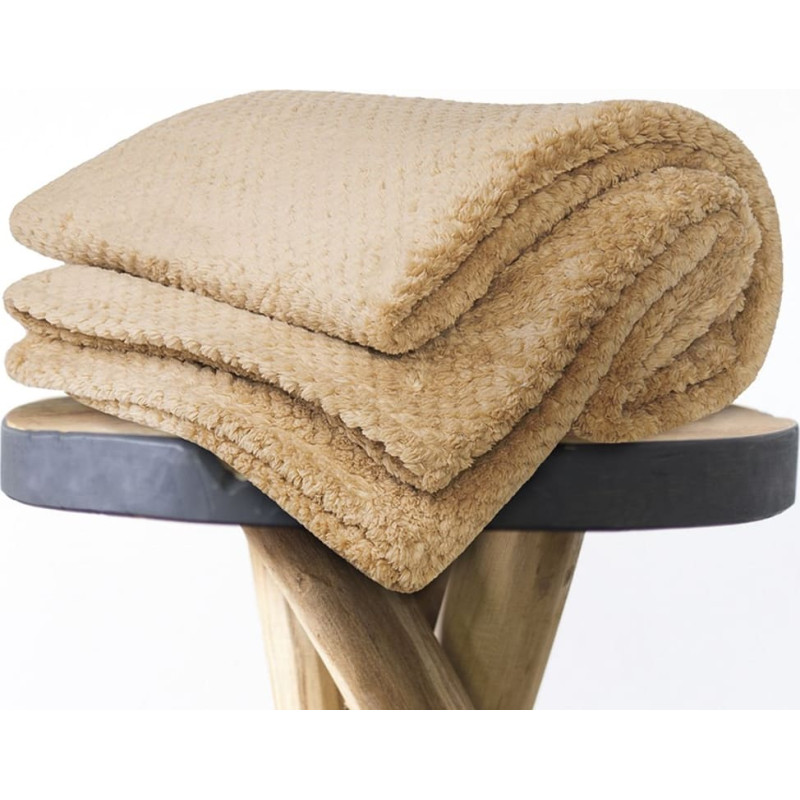 Mikrošķiedras sega 200x220 Monte bēšs