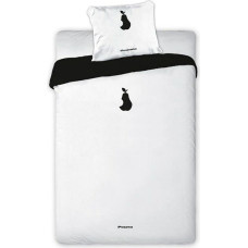Kokvilnas gultas veļa 140x200 iBedding telefons jauniešiem 016 iPhone Viedtālrunis balts melns bumbieris iPillowcase iPillowcase 7124