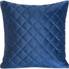 Dekoratīvā spilvendrāna 45x45 Ria 1 tumši zils velūrs