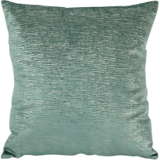 Dekoratīvā spilvendrāna 45x45 Mabel tirkīza sudraba velūrs