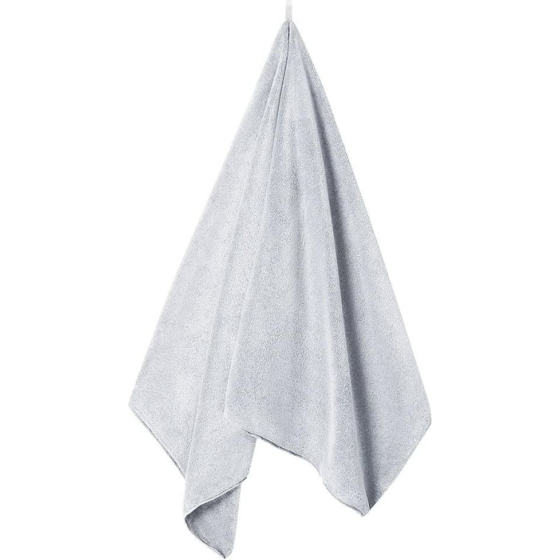 Ātri žūstošs dvielis 70x140 Aktīva pelēka mikrošķiedra 380g/m2