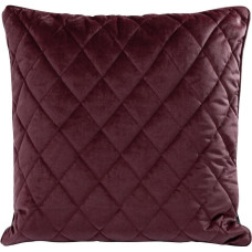 Dekoratīvais spilvens 50x50 Velvet 28 F bordo velūrs ģeometrisks